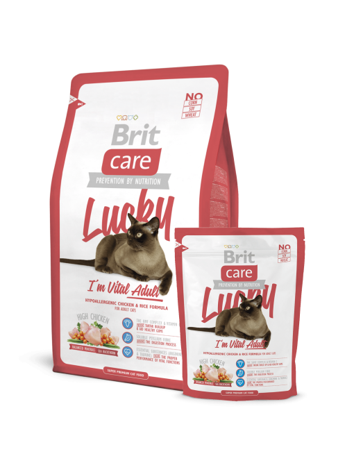 Hrana uscata pisici Brit Care Cat Lucky Vital Adult