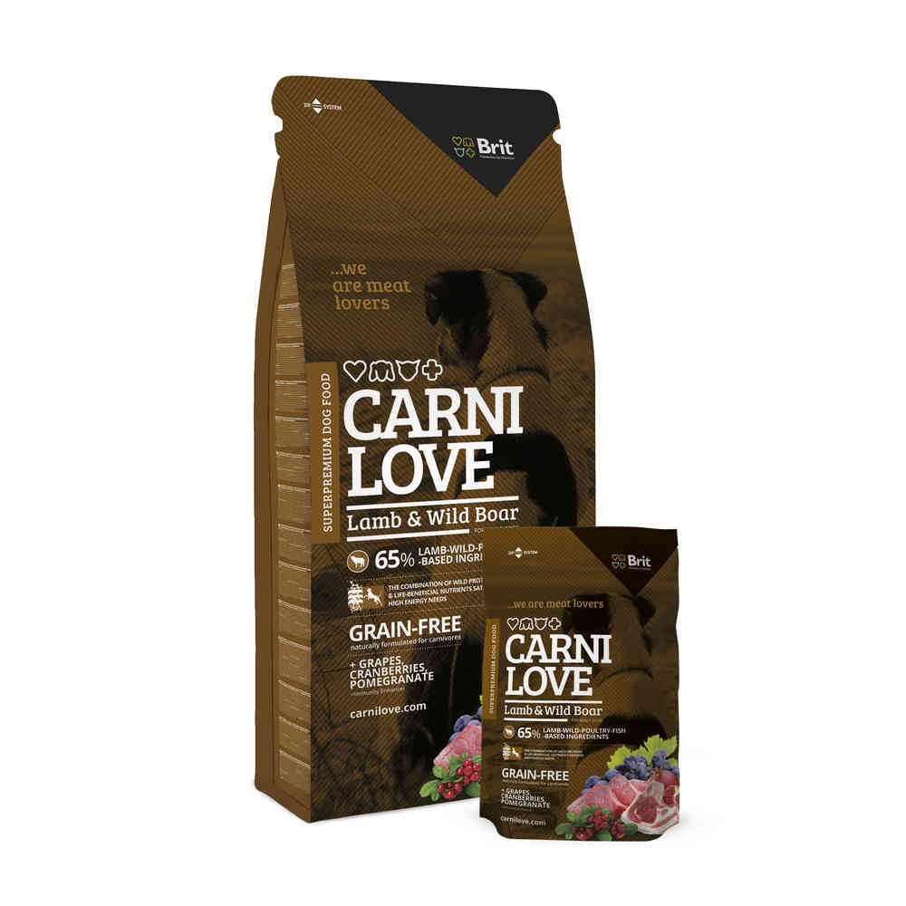 Carnilove 1.5kg Lamb & Wild Boar Adult Dog Food