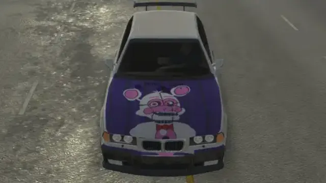 BMW FNAF foxy çizimli