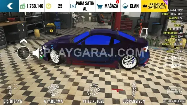 Nissan GTR lacivert renk - PlayGaraj In-Game Vehicle for Sale