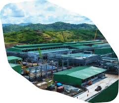 Background gambar bergaya abstrak dengan warna merah dan biru yang mewakili branding lowongan kerja, dengan pola geometris dan gradasi warna yang halus