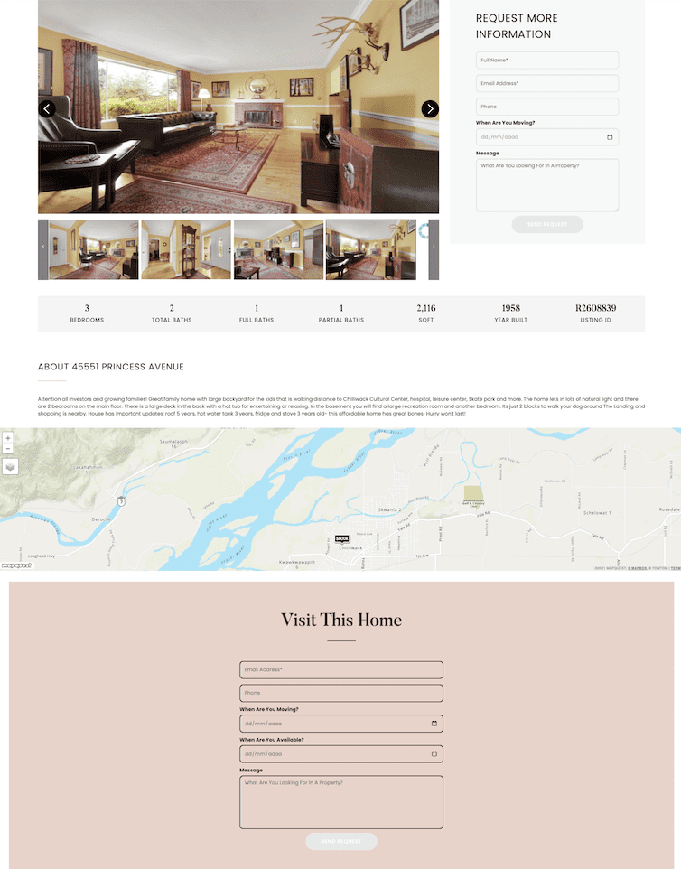 Contact Form in client's site