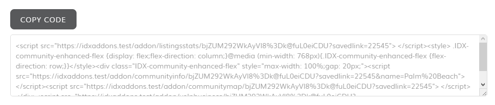 Enhanced community add block button