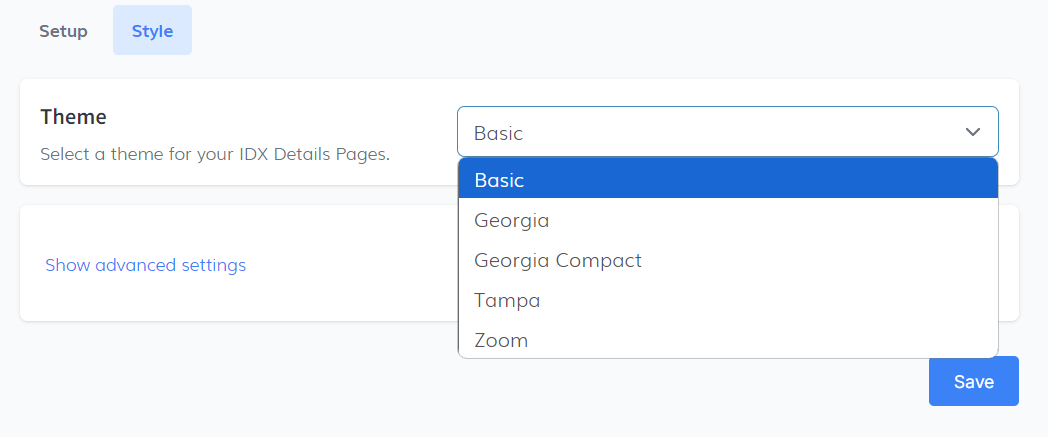 Style Tab