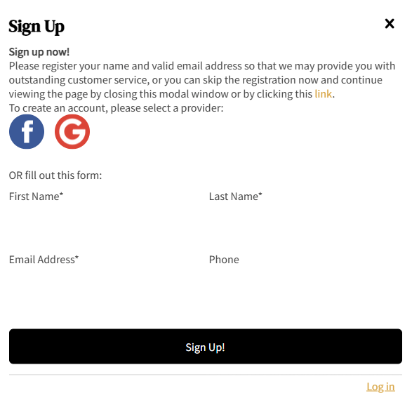 Basic Popup