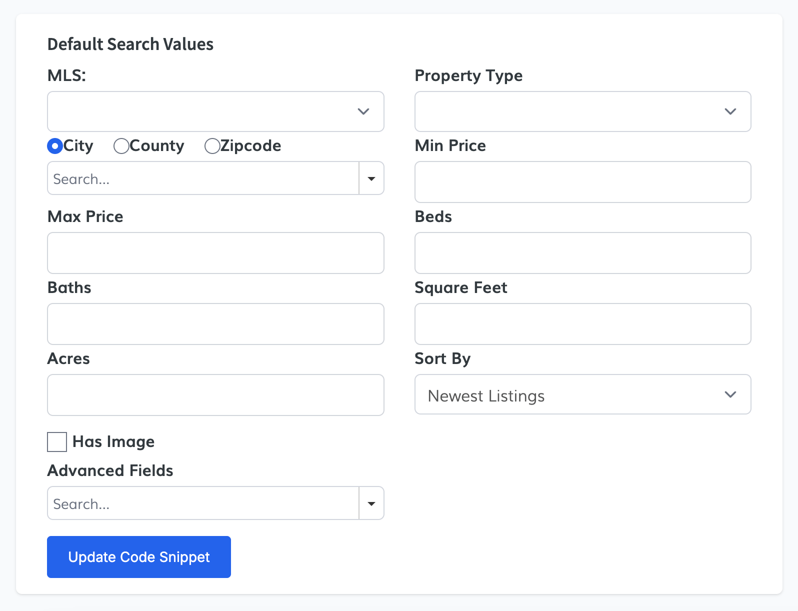 Search Values