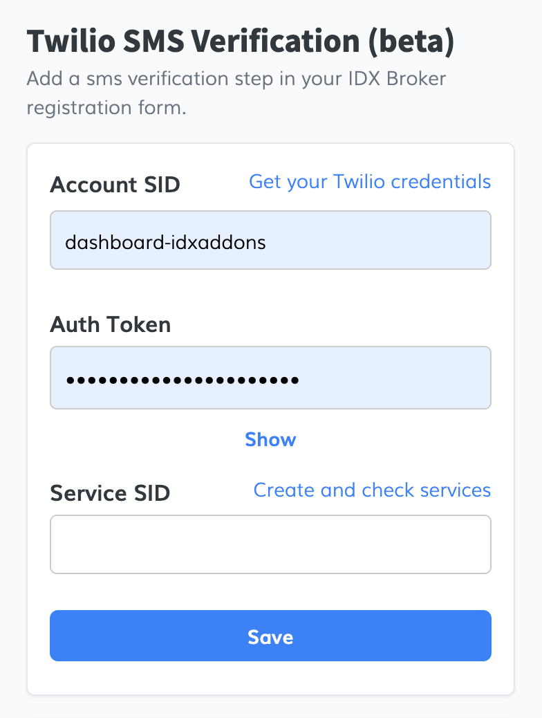 Twilio SMS