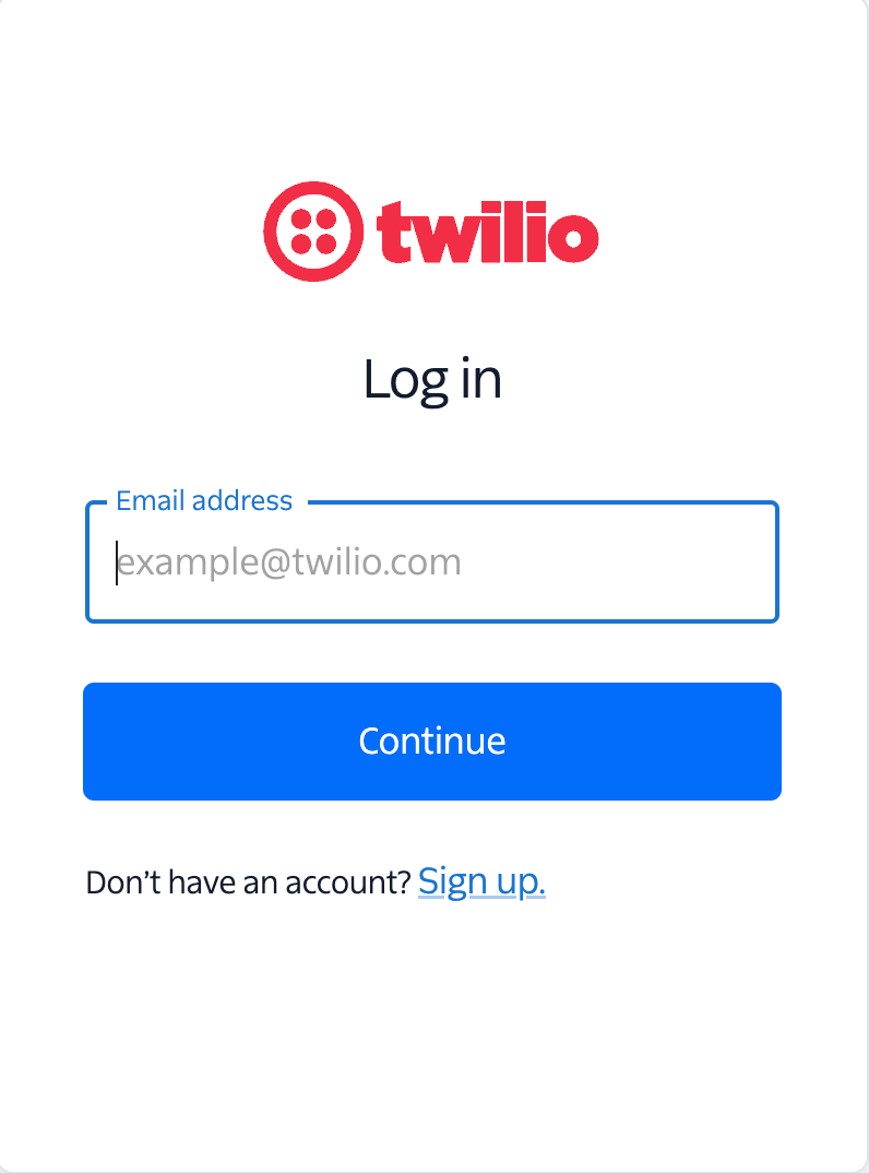 Twilio Credentials