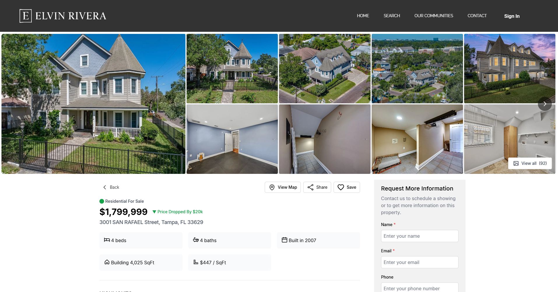 Property details screenshot