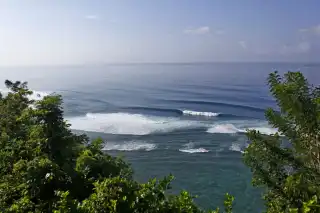 Green Bowl Beach, Bali surf break and beach location in Bali