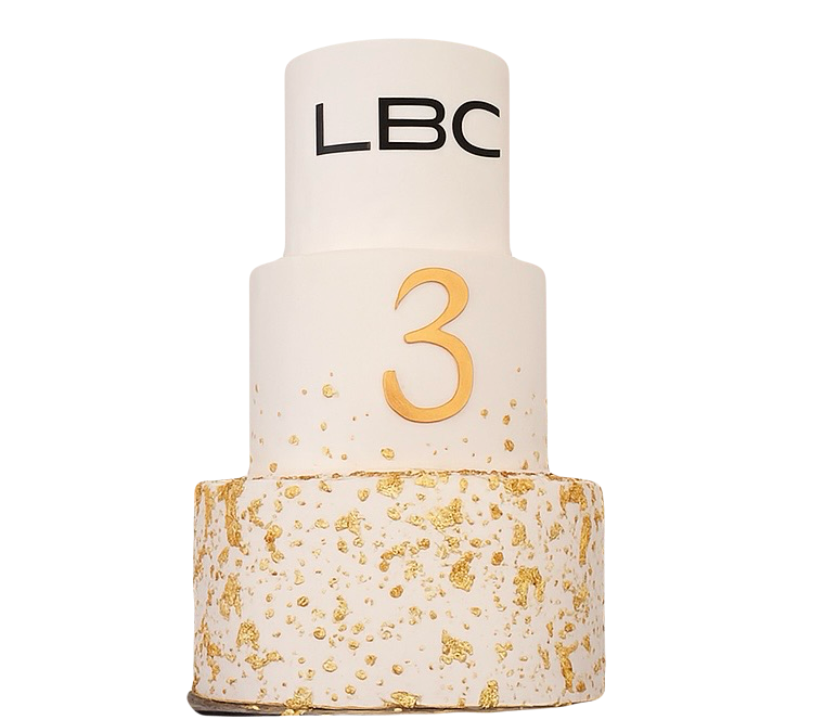 Gorgeous tiered cake with exquisite design