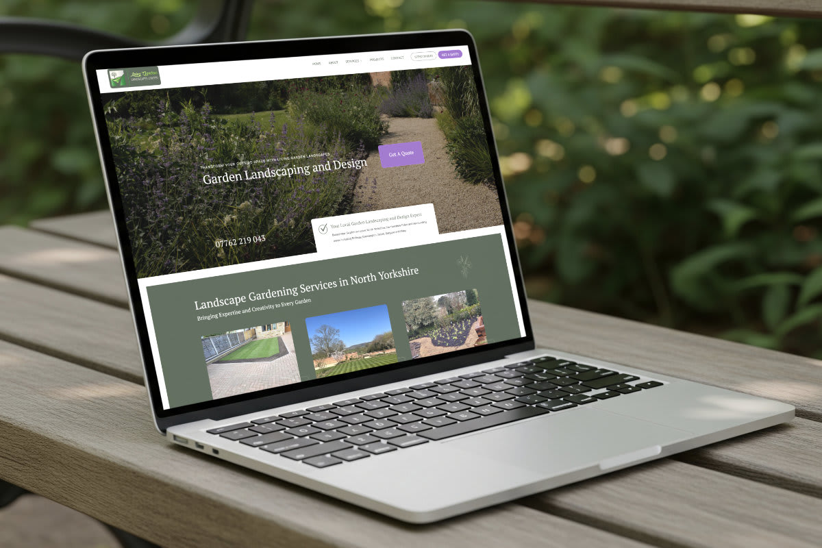 Web Design for Yorkshire Landscaping Business