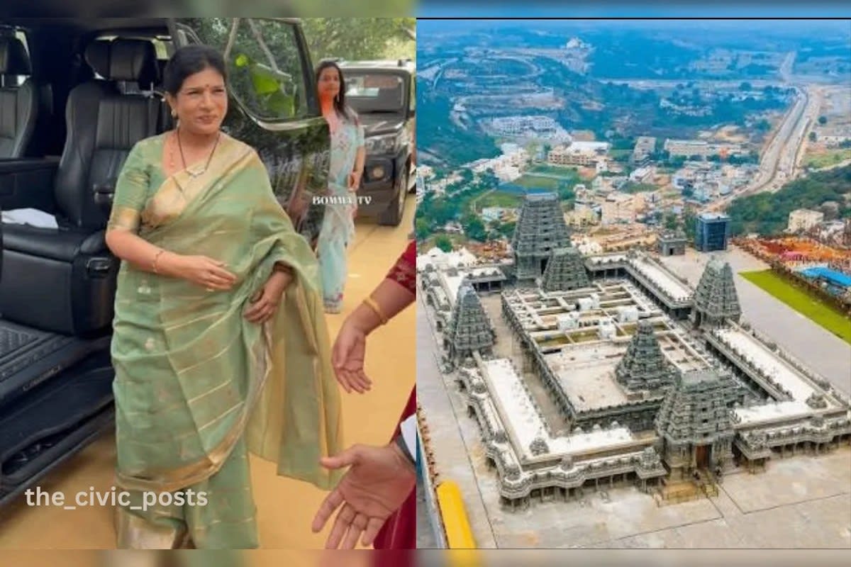 Chiranjeevi’s Family Marks Spiritual Milestone as Surekha Joins Yadagirigutta Trust