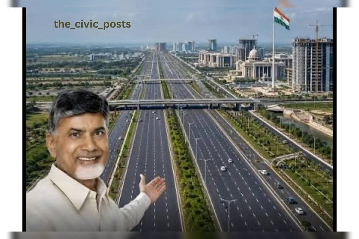 Naidu Signals Fresh Amaravati Push With Major Seed Access Road Opening