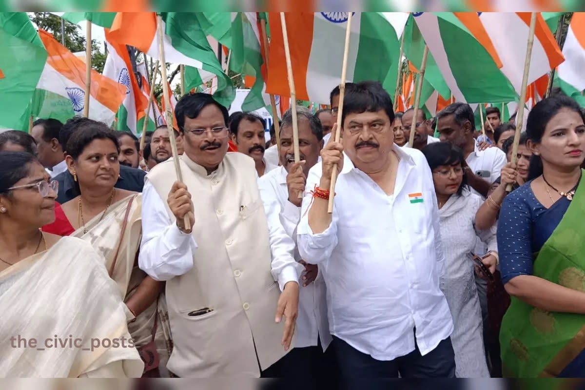 Hyderabad Ready for Tiranga Wave: BJP’s Har Ghar Tiranga Yatra at Tank Bund