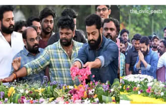 NTR’s 103rd Birth Anniversary: Jr NTR’s Tribute Becomes Emotional Highlight