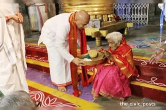 116-Year-Old Woman’s Inspiring Walk to Tirumala Proves Faith Has No Age Limit