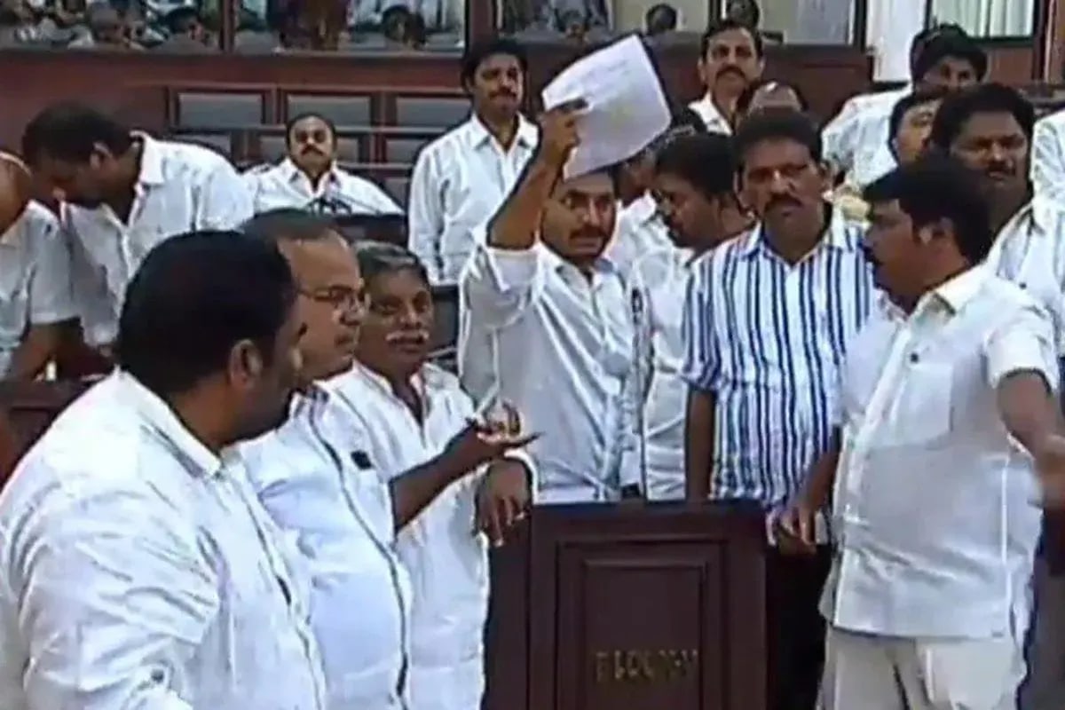 AP Assembly Witnesses Early Tension: YSRCP MLAs Stage Walkout During Governor’s Address
