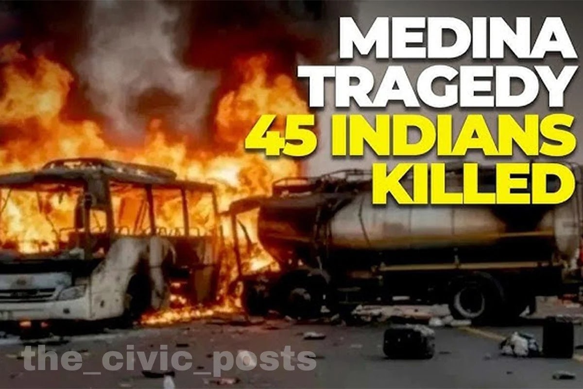 45 Hyderabad Pilgrims Killed in Horrific Bus Crash in Saudi Arabia