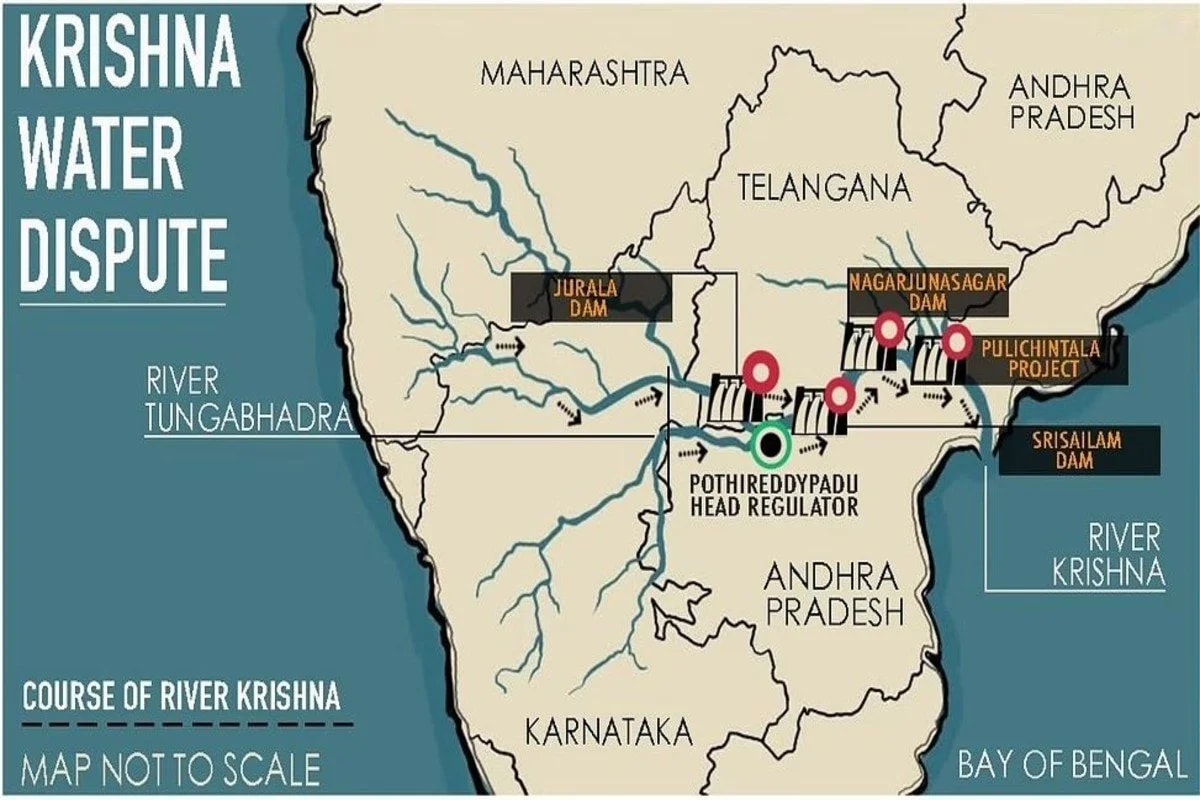 Krishna Water Disputes Tribunal – I (Bachawat Tribunal): History, Present Scenario & Is Justice Being Served?