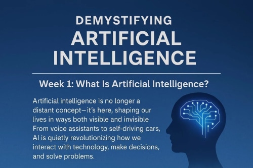 Demystifying Artificial Intelligence