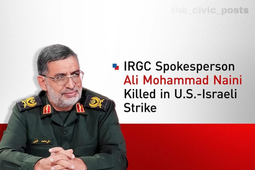 “IRGC Spokesman Ali Mohammad Naini Killed in Joint U.S.-Israel Strike”