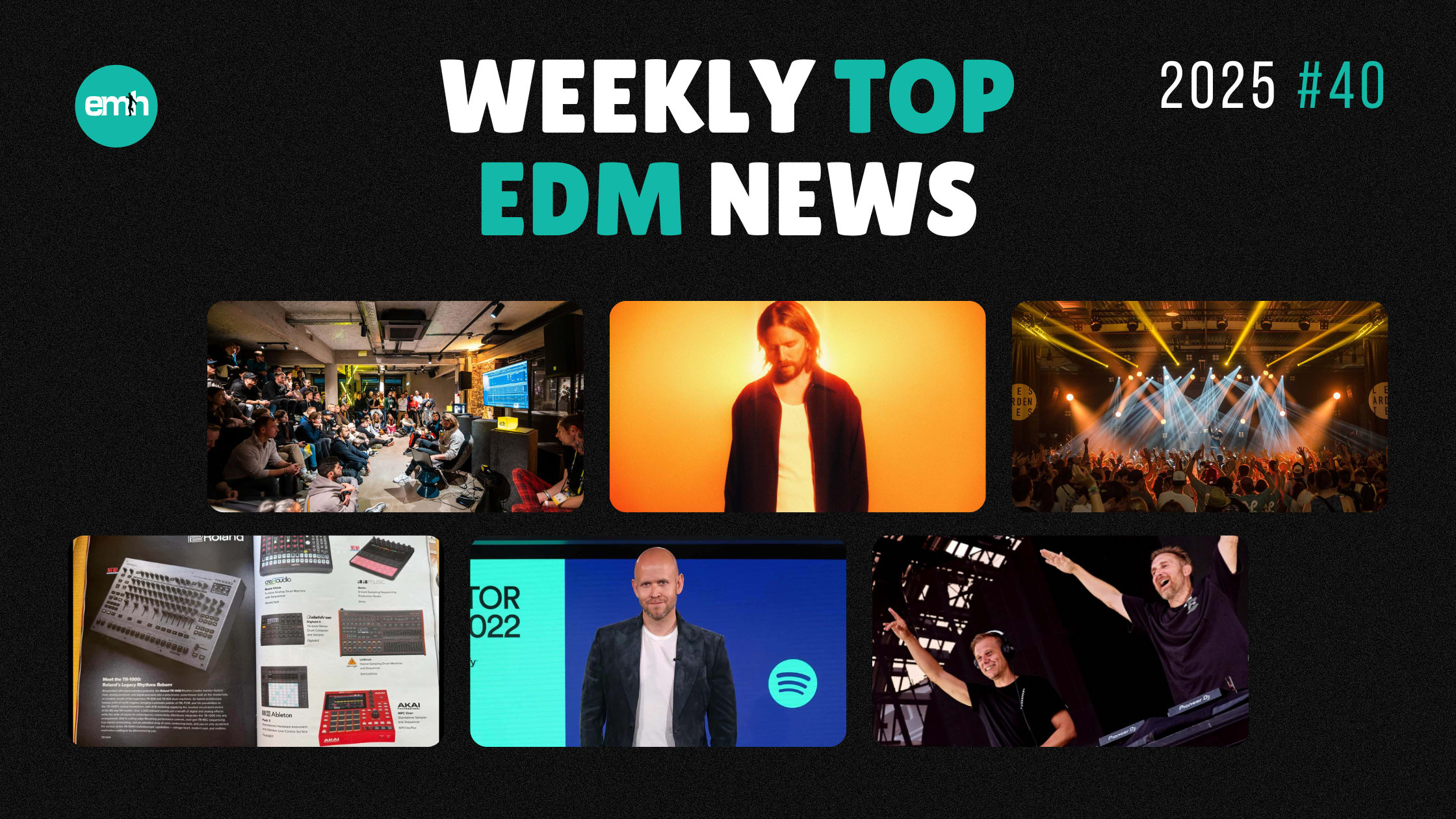 Sub Focus Drops Fourth Album ‘Contact’ & Roland Unveils First Analog Drum Machine in 40 Years! – WTEMN #161