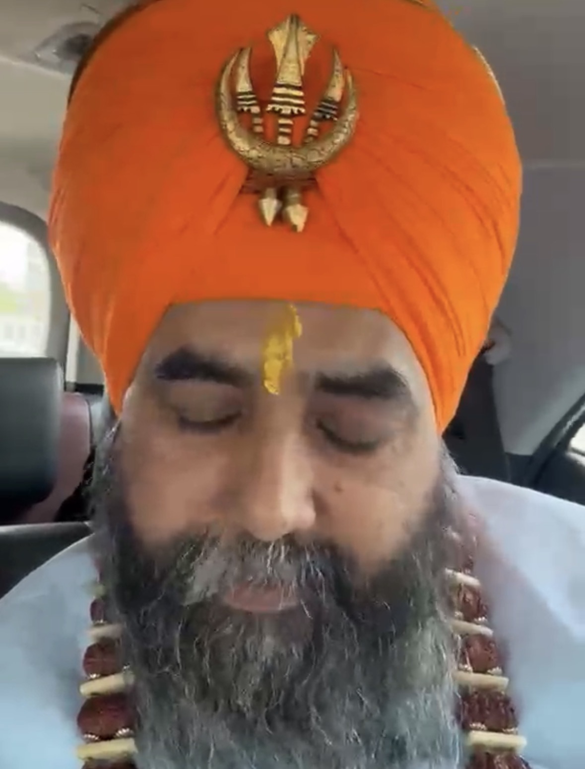 साध्वी हेमलता बाई प्रकरण  के परिवादी संत हरजीत सिंह ने चूरू पुलिस अधीक्षक से की न्याय की गुहार 