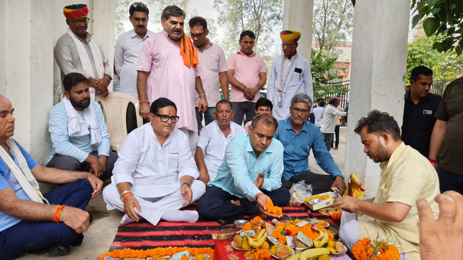 रतनगढ़ नगरपालिका के नवीन भवन का हुआ भूमि पूजन 