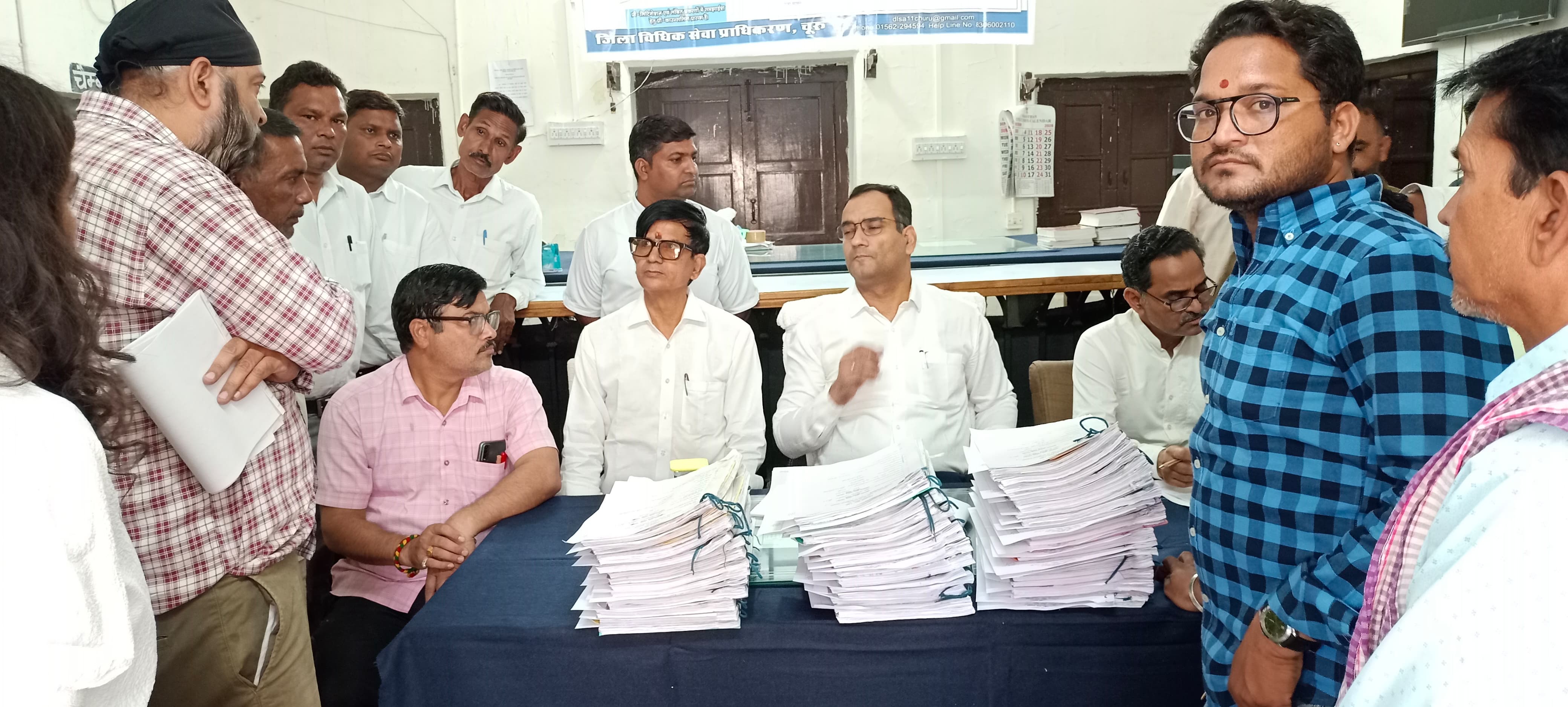 राष्ट्रीय लोक अदालत मे सैकड़ो प्रकरणो का हुआ निस्तारण 