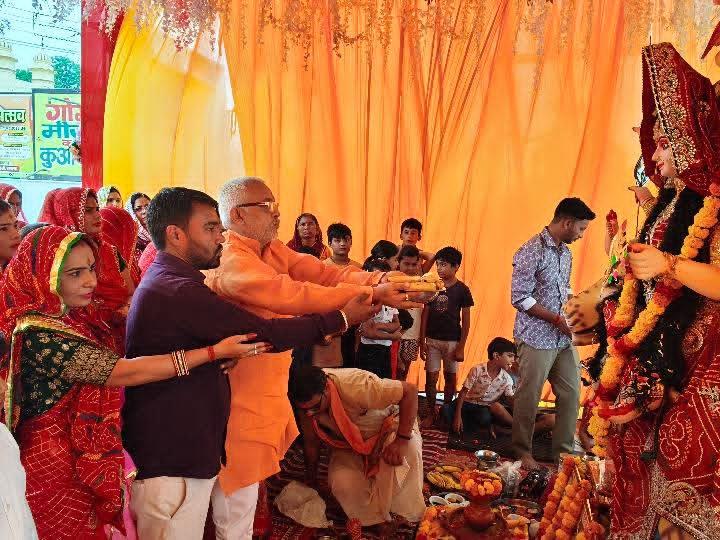 भक्ति ओर उत्साह के साथ शुरू हुआ नव दुर्गा महोत्सव ..