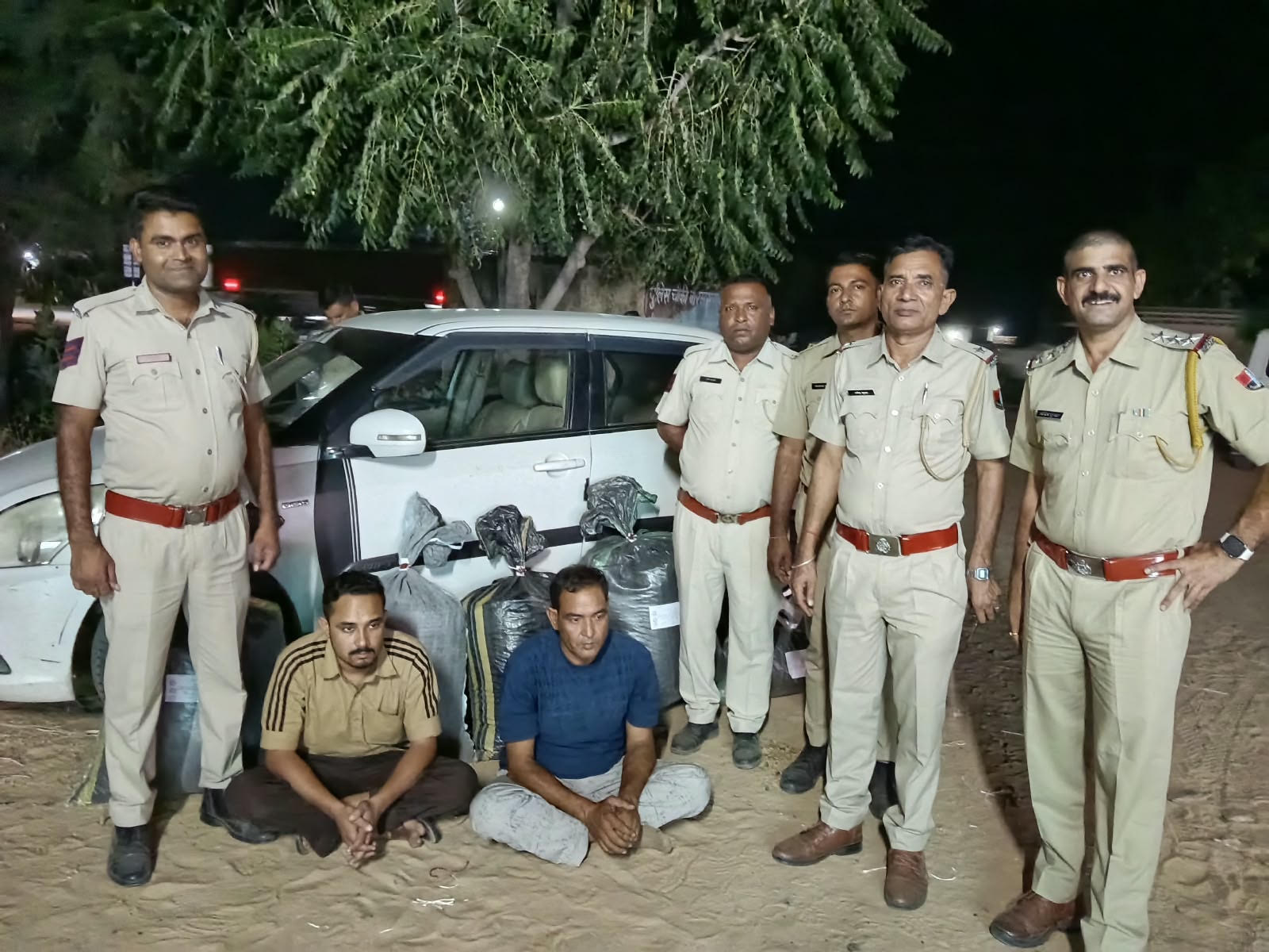 रतनगढ़ पुलिस की बड़ी कार्रवाई, 74 किलो 860 ग्राम डोडा पोस्त छिलका पकड़ा 