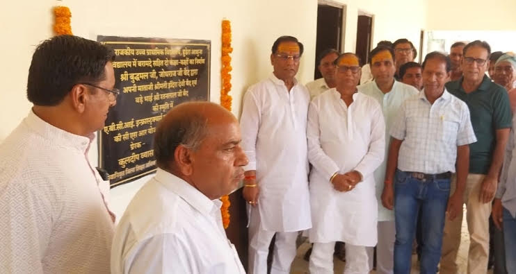  भामाशाह बैद परिवार का ग्रामीणो ने किया अभिनंदन 