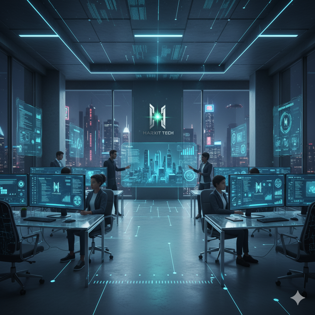 Team Collaboration in a Modern Office