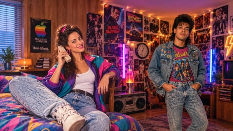 Viral 80s AI Photo Trend: इंटरनेट पर छाया रेट्रो लुक का फीवर