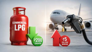कमर्शियल LPG ₹200 सस्ता, ATF ₹5 प्रति लीटर महंगा: जानिए नए रेट और किस पर पड़ेगा असर
