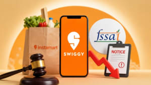 Swiggy Share गिरे, FSSAI ने उपभोक्ता शिकायतों पर Instamart को भेजे 9 नोटिस
