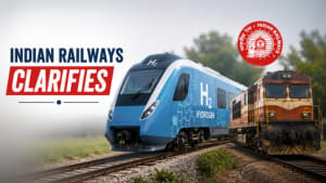 वायरल हाइड्रोजन ट्रेन वीडियो पर भारतीय रेलवे की सफाई, डीजल इंजन से खींचे जाने की बताई वजह
वायरल हाइड्रोजन ट्रेन वीडियो पर भारतीय रेलवे की सफाई, डीजल इंजन से खींचे जाने की बताई वजह