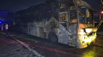 ग्रेटर नोएडा, मुंबई और हैदराबाद में बसों में भीषण आग, 9 की दर्दनाक मौत