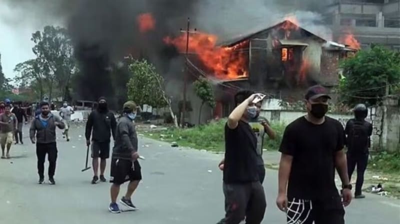 Manipur Violence: 4 Deaths in 24 Hours, Protest Outside Chief Minister Residence