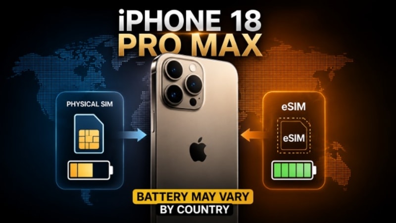 iPhone 18 Pro Max Launch Leak: Why Will Battery Differ by Country? SIM Card Secret Finally Revealed