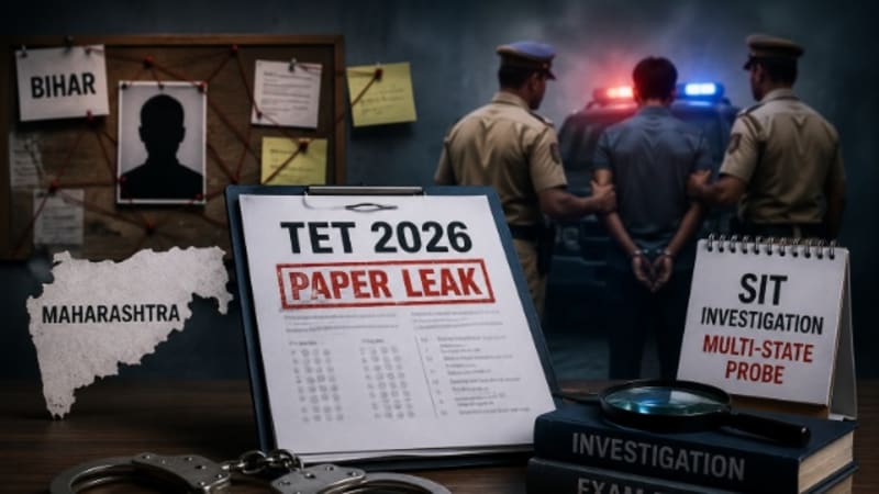 Maharashtra TET 2026 Paper Leak: Bihar Kingpin Named, 3 Arrested as SIT Begins Multi-State Investigation