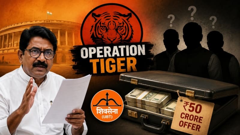 Operation Tiger: Shiv Sena UBT Alleges ₹50 Crore Offer to MPs, Arvind Sawant Writes to Speaker