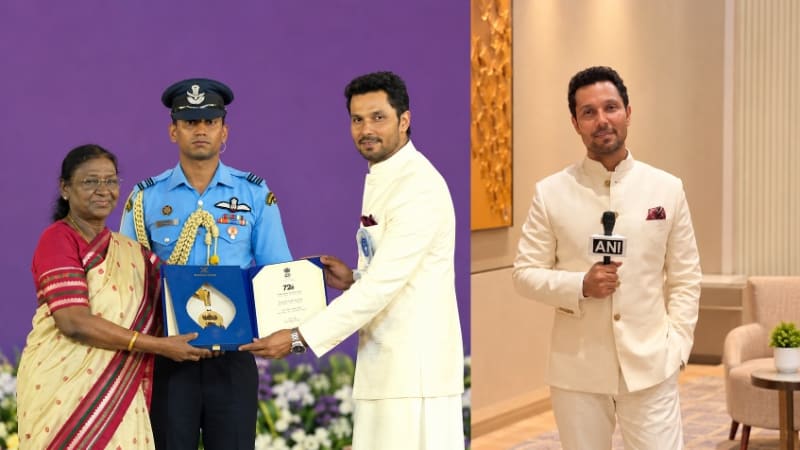 Randeep Hooda Receives Best Debut Director Award From President Droupadi Murmu For Film Swatantrya Veer Savarkar At National Film Awards Ceremony