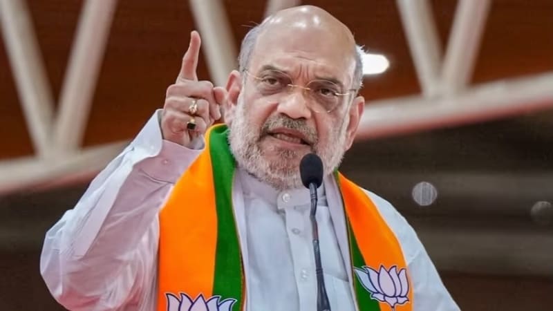 Home Minister Amit Shah addressing Intelligence Bureau NSS Conference speaking on national security and illegal immigration issues.