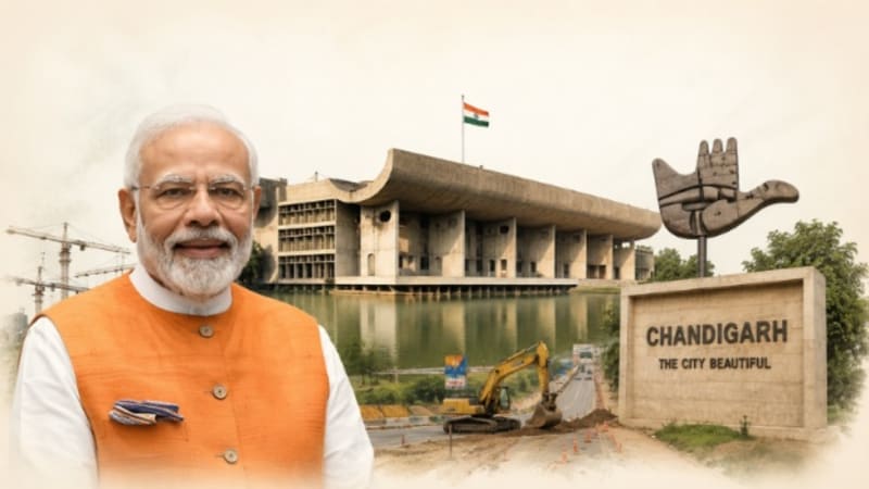 PM Modi Chandigarh Visit: Inauguration & Foundation of ₹6,600 Crore Infrastructure Projects