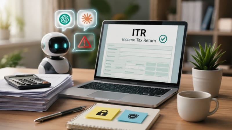 Using ChatGPT or Claude for ITR Filing? Key Risks, Tax Errors and Safety Tips Every Taxpayer Must Know
