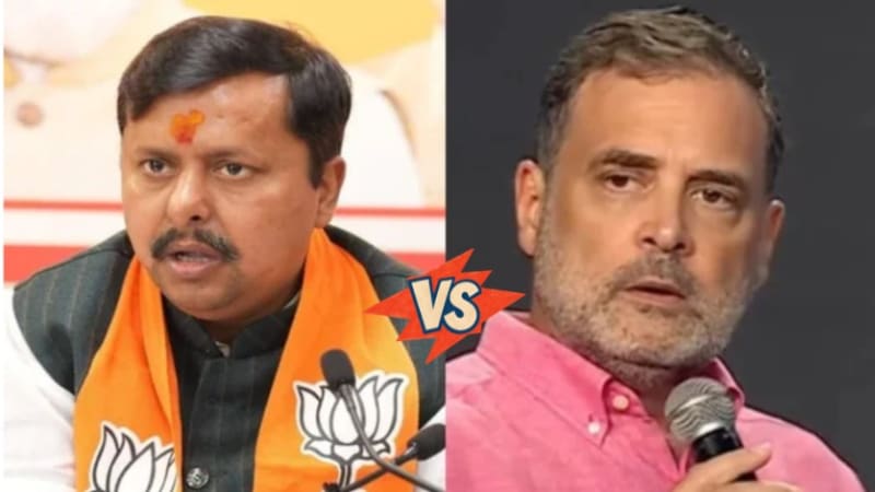 हल्द्वानी में राहुल गांधी पर निशाना साधते बीजेपी अध्यक्ष नितिन नवीन | Nitin Nabin statement on Rahul Gandhi Vande Mataram