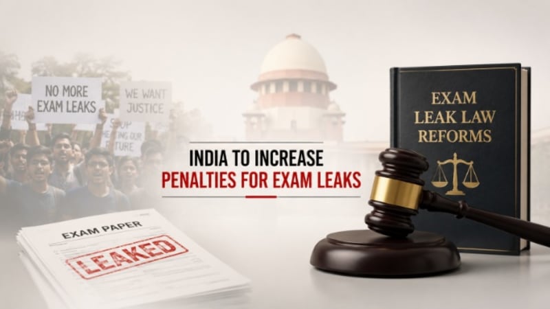 India to Double Penalties for Exam Leaks After Student Protests Force Major Education Reforms