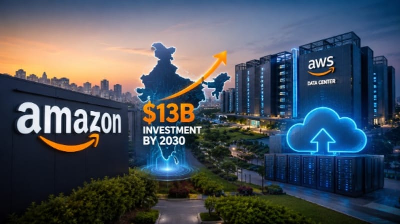 Amazon to Invest $13 Billion More in India by 2030, Expands AI, Cloud Infrastructure and AWS Data Centers